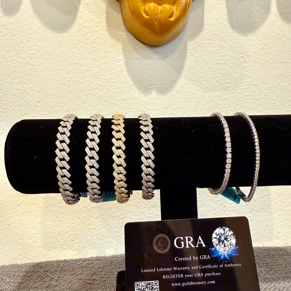FLASH SALE Moissanite tennis bracelet 4.40 carats - NEW